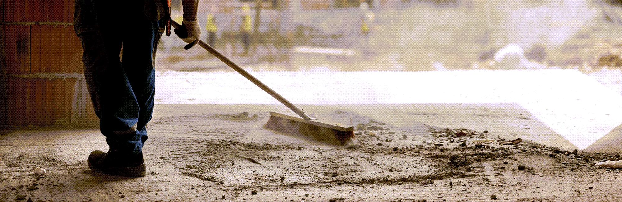 Specialized construction cleaning services